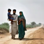Home 15 인도 파키스탄 분쟁의 역사적 배경 - **Prompt:** A poignant scene depicting families during the 1947 India-Pakistan Partition. A diverse ...
