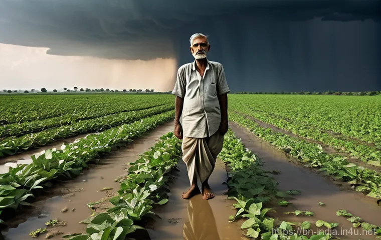 인도의 환경 문제와 해결 방안 - Prompt 1: Climate Change's Dual Impact on Indian Agriculture**